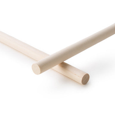 1/2" x 6" Birch Dowel