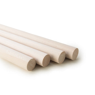 1-1/2" x 36" Maple Wood Dowel