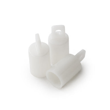1/2" Plastic Dowel End Cap, White
