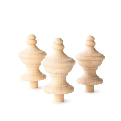 3-1/4" Wood Finial
