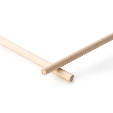 3/16" x 24" Birch Dowel