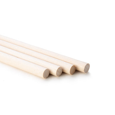 1/2" x 24" Birch Dowel