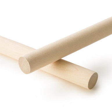 1" x 24" Birch Dowel