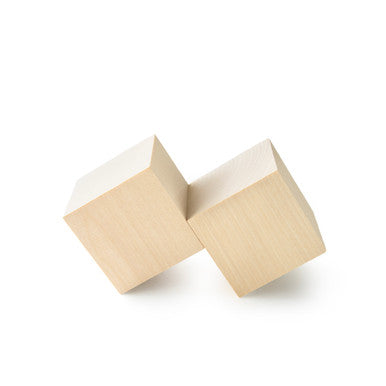 2-1/2"  Wooden Cube