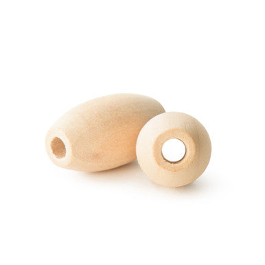 1" x 9/16" Oval Bead