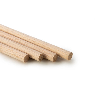 3/8" x 36" Oak Wood Dowel