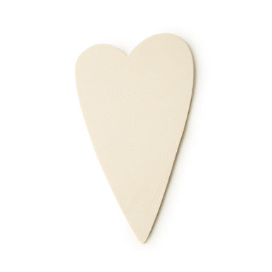 4-1/4" x 2-1/4" Wooden Primitive Heart Cutout