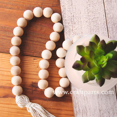 7/8" Round Bead, 3/16" Hole