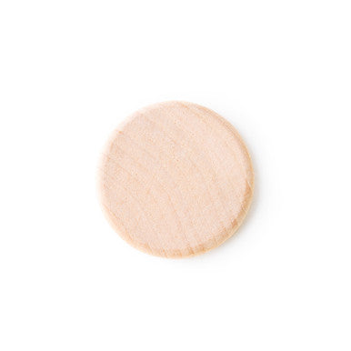 1-1/2" Wood Circle with Rounded Edges, 1/8" Thick