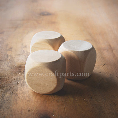 2-1/2" Cube with Rounded Edges