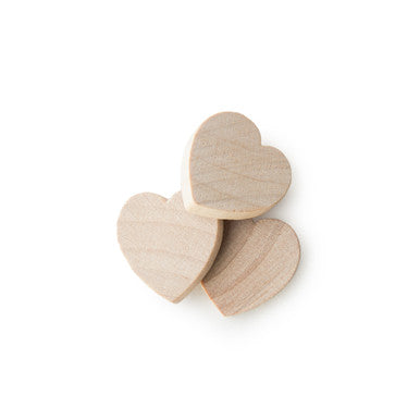 3/4" Wood Heart