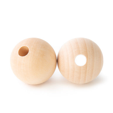 1-1/2" Round Bead, 3/8" Hole