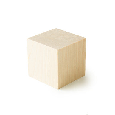 1-3/4" Wooden Cube
