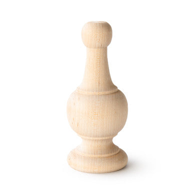 4-1/2" Wood Finial