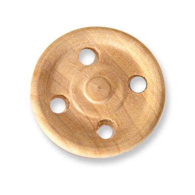 1-1/4" Miniature Wooden Toy Steering Wheel