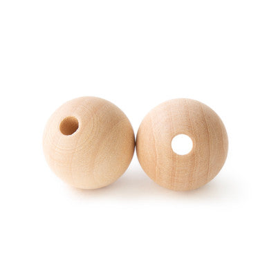 1" Round Bead, 7/32" Hole