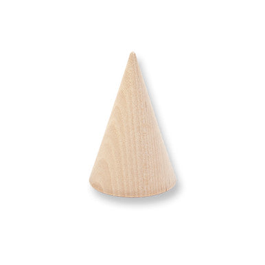 2" Wooden Cone