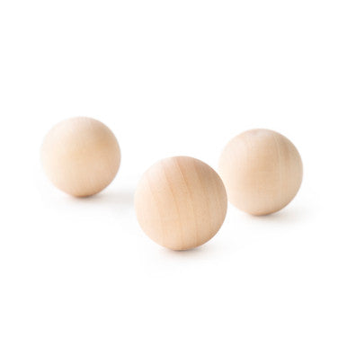 1-1/2" Wood Ball