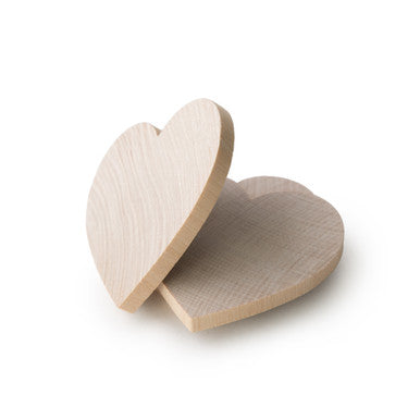 3" Wood Heart