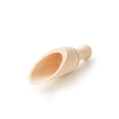3-1/2" Round Wood Scoop