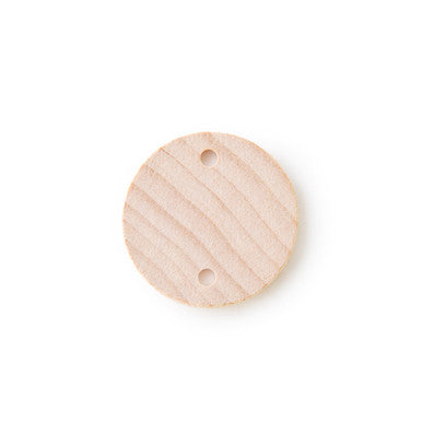 1-1/4" Wood Birthday Board Circle Gift Tag Cutout