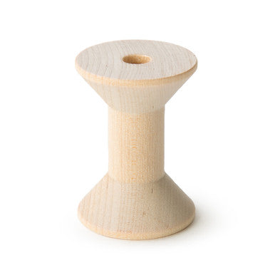 1-15/16" Wooden Hourglass Spool