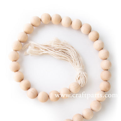 7/8" Round Bead, 3/16" Hole