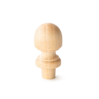 1-1/2" Wood Finial