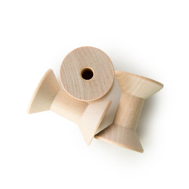 1-15/16" Wooden Hourglass Spool