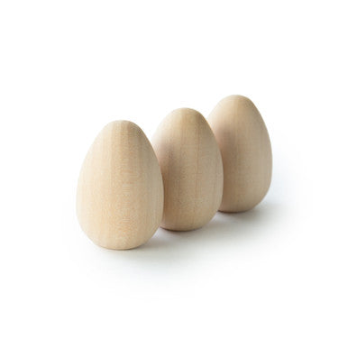 1-5/8" Wooden Pigeon Egg