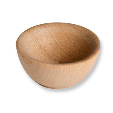 2-1/2" Miniature Wooden Bowl / Condiment Cup