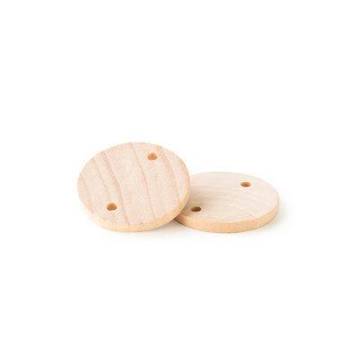 1-1/2" Wood Birthday Board Circle Gift Tag Cutout