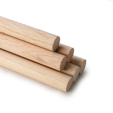 3/4" x 36" Oak Wood Dowel