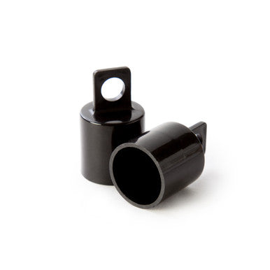 3/4" Plastic Dowel End Cap, Black