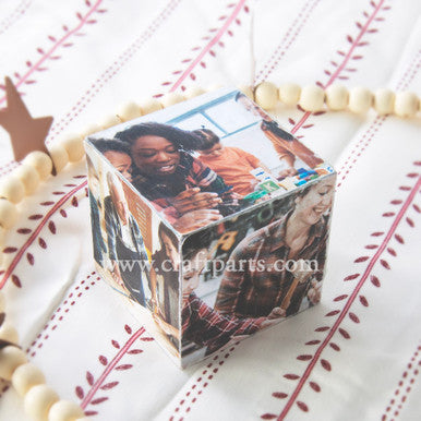 2" Hardwood Premium Cube