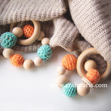 1-1/4" Round Bead, 1/2" Hole