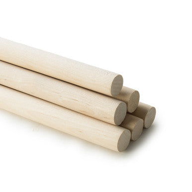 3/4" x 24" Birch Dowel