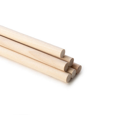 1/4" x 6" Birch Dowel