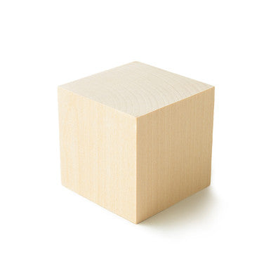 2-1/2"  Wooden Cube