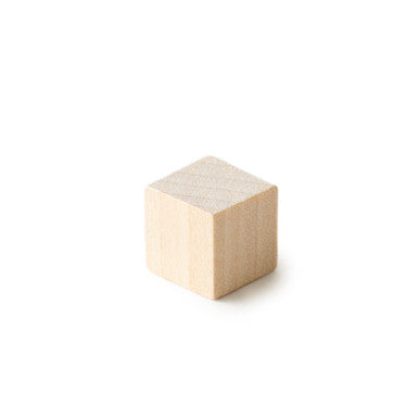 1/2"  Wood Cube