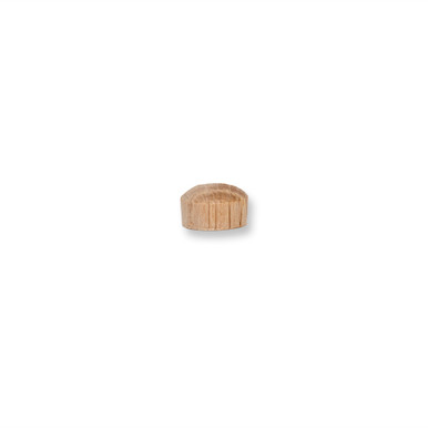 1/2" Oak Round Head Plug