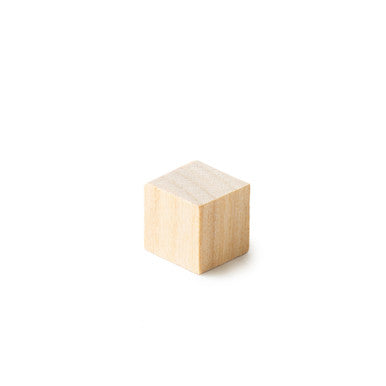 3/8" Wood Cube