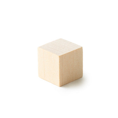 3/4"  Wood Cube
