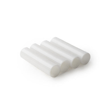 1/2" Plastic Dowel Connector, White