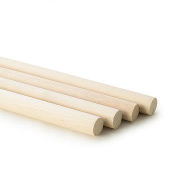 3/4" x 48" Wooden Dowel
