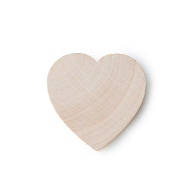 2" Wood Heart
