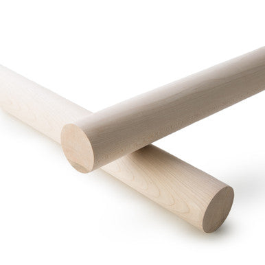 1-3/4" x 36" Maple Wood Dowel