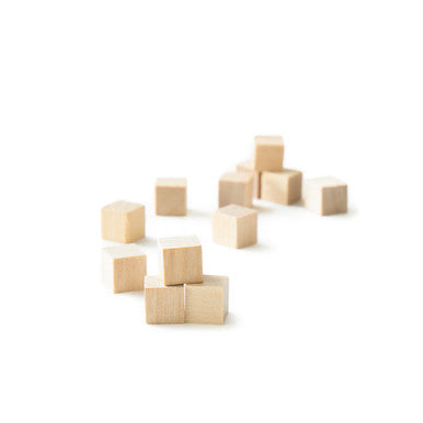 3/8" Wood Cube