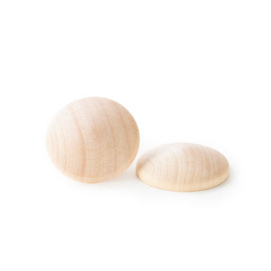 1-1/2" Wood Domed Disc
