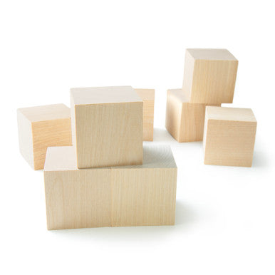2-1/2"  Wooden Cube